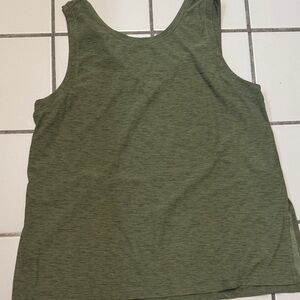 Old Navy Olive Scoop Neck Tank Top